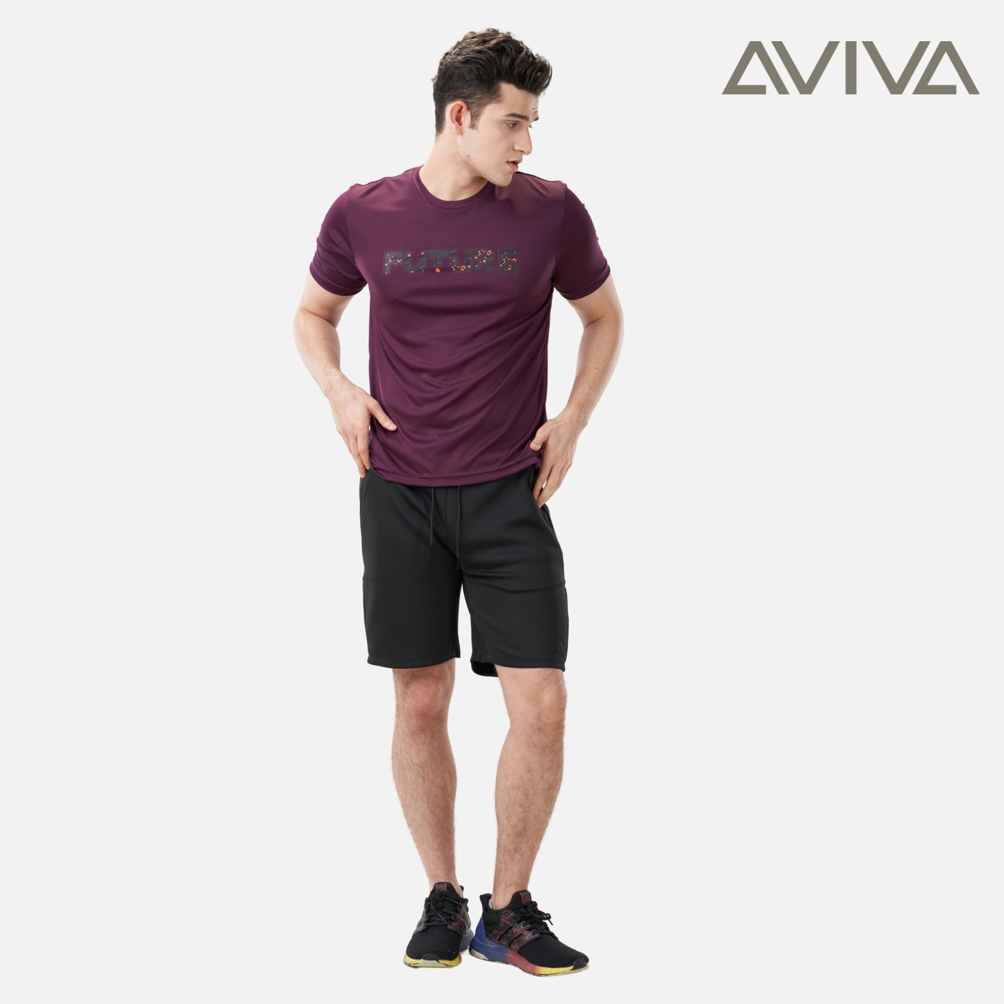 AVIVA Men's Graphic Short Sleeve Tee (91-8050)