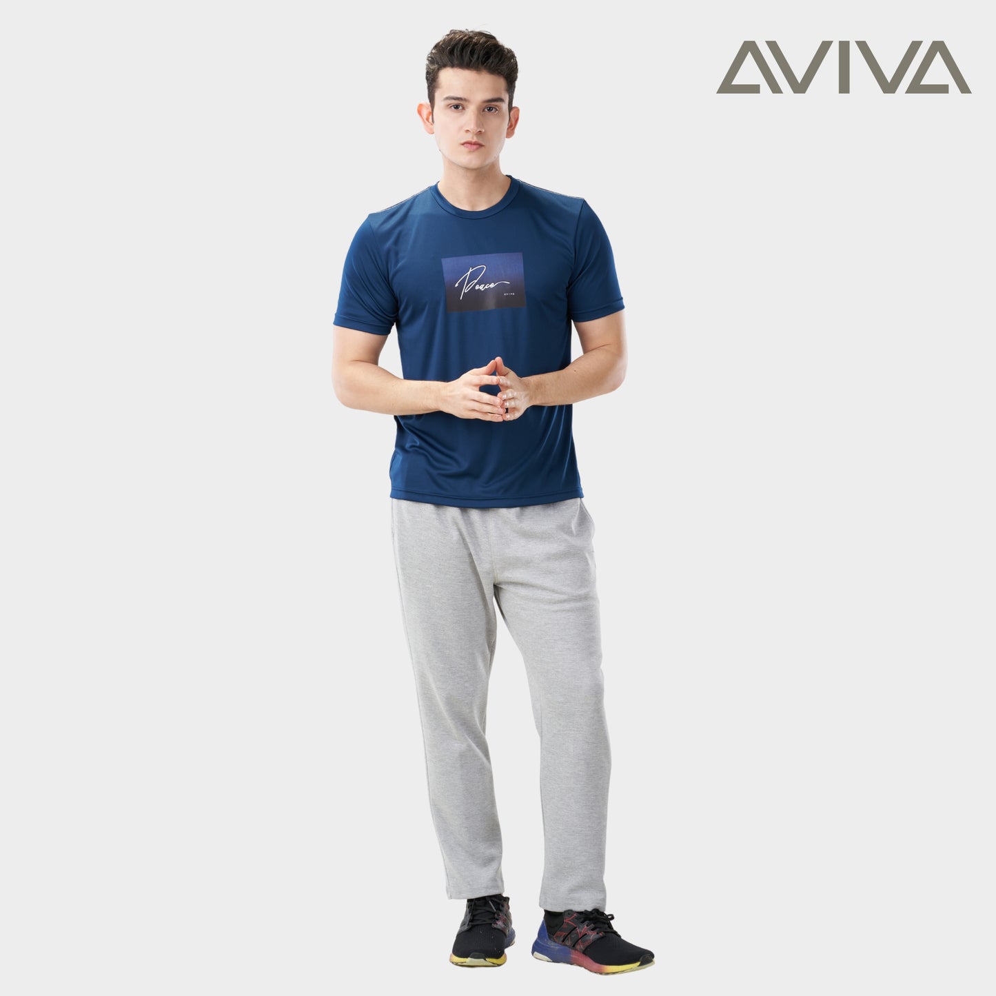 AVIVA Caleb Wide Fit Relaxed Pants ( 91-4033 ）