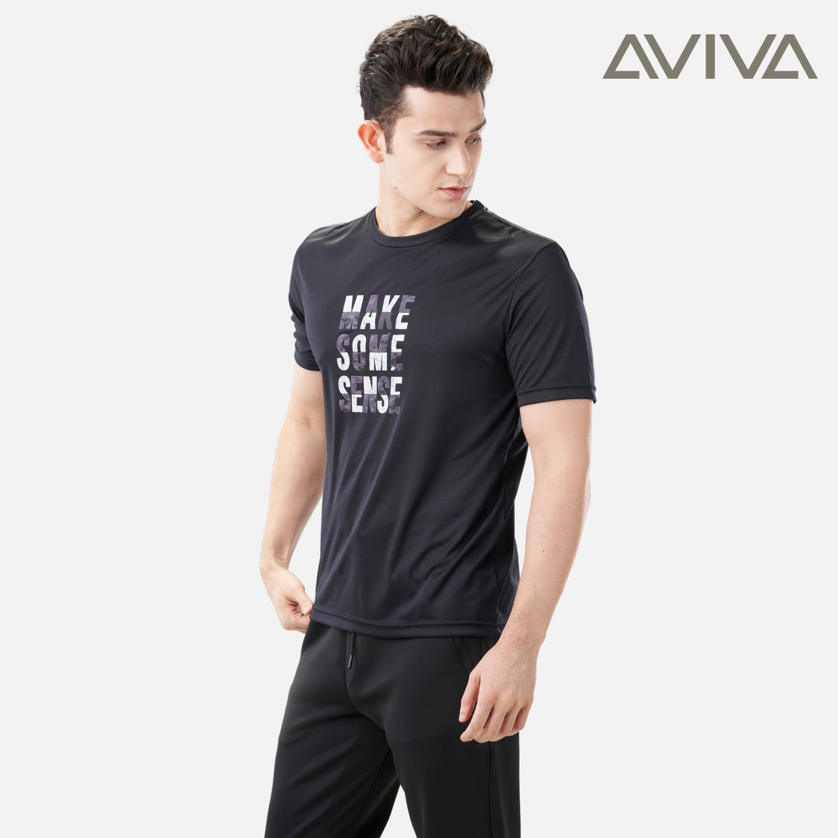 AVIVA Men's Graphic Short Sleeve Tee (91-8049)