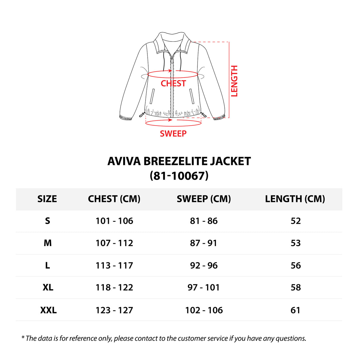 AVIVA BreezeLite Jacket (81-10067)