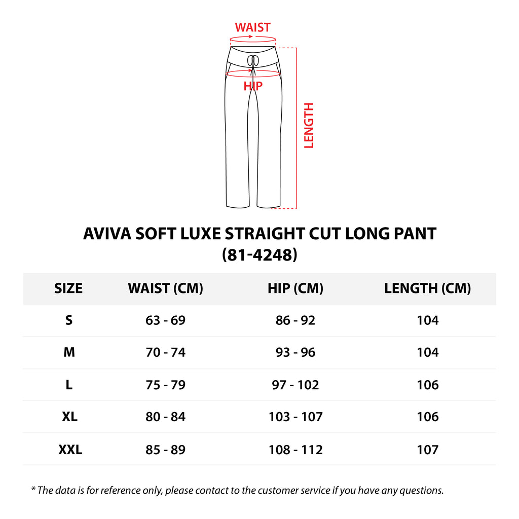 AVIVA Soft Luxe Straight Cut long Pant (81-4248)