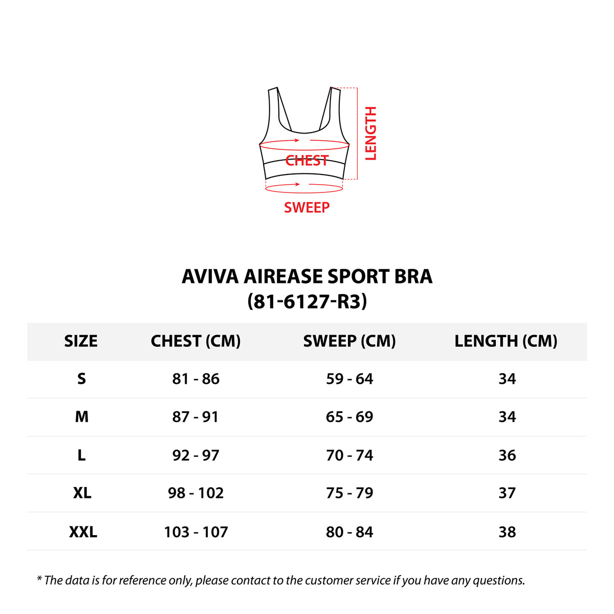 AVIVA AirEase Sport Bra (81-6127-R3)