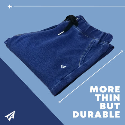 AVIVA A-LINE Lifestyle TerryEase Denim Jogger (81-4221)