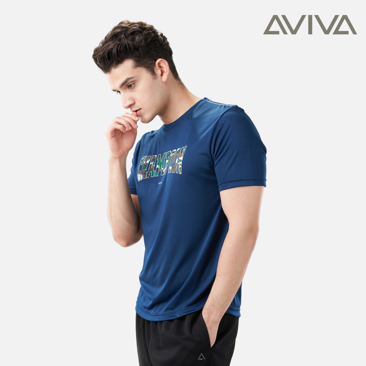 AVIVA Men's Graphic Short Sleeve Tee (91-8046)