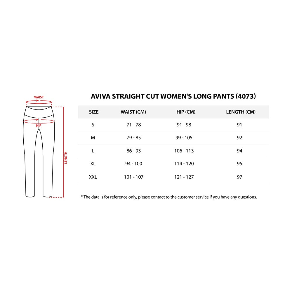 AVIVA Straight Cut Women's Long Pants (86-4073)