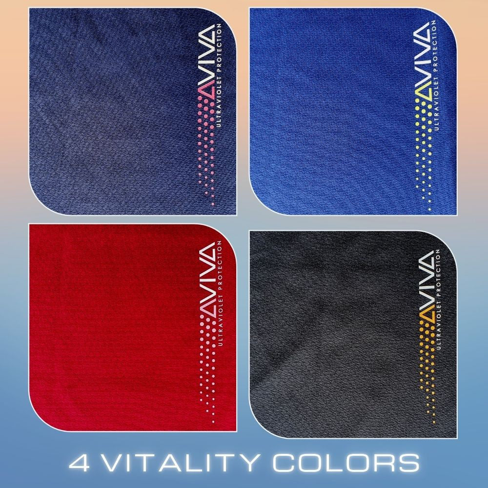 AVIVA Alita Microfiber UV Protection Fabric Short Sleeve Tops (80-8083)