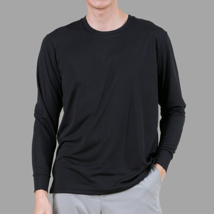 AVIVA A-LINE Lifestyle Mens Long Sleeve Mircofiber Tee (91-9030)
