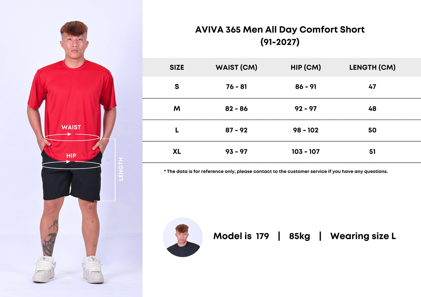 AVIVA 365 Men All Day Comfort Short (91-2027)