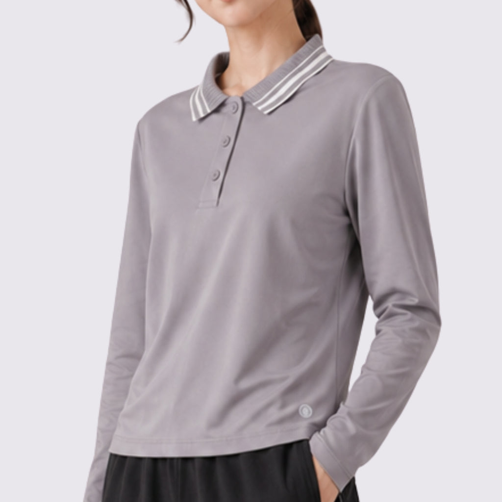 AVIVA Flexline Long-Sleeve Polo(81-11004)
