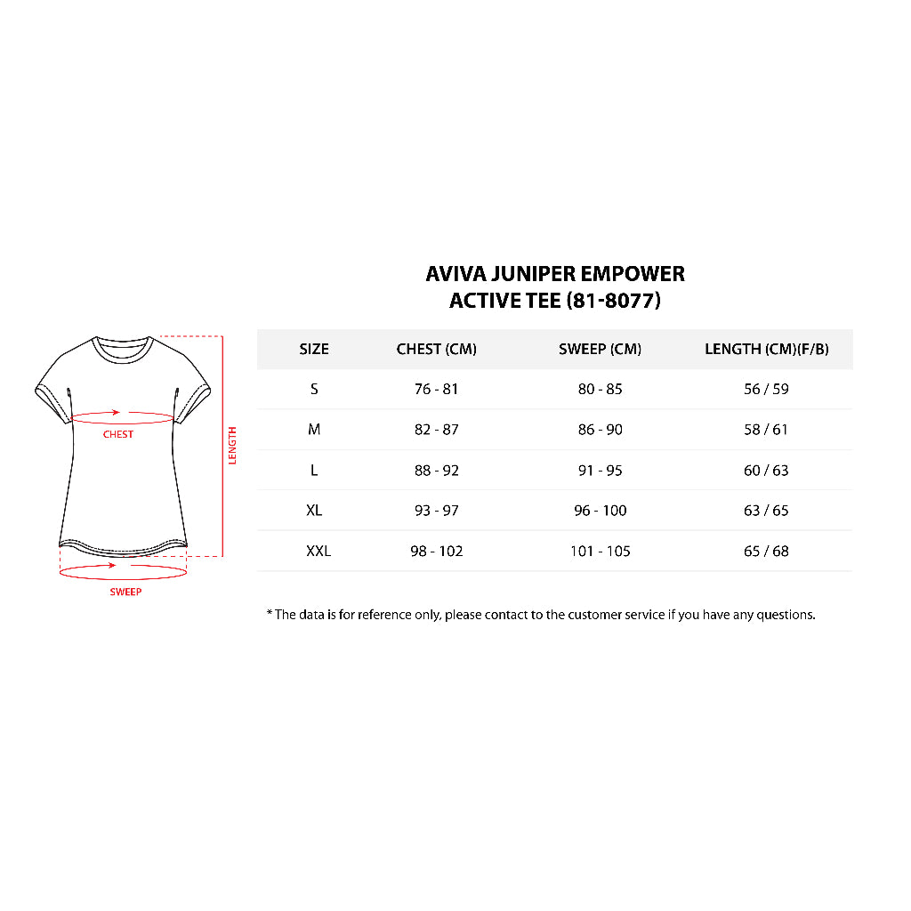 Aviva Juniper Empower Active Tee (81-8077)