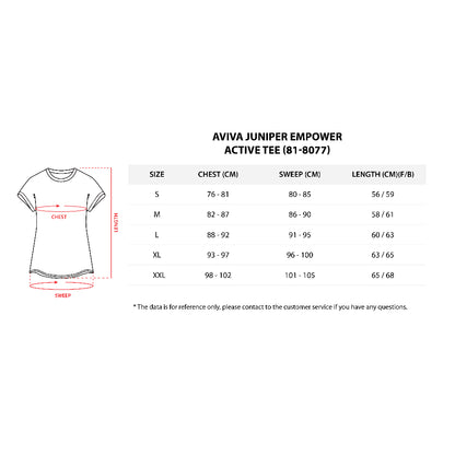 Aviva Juniper Empower Active Tee (81-8077)