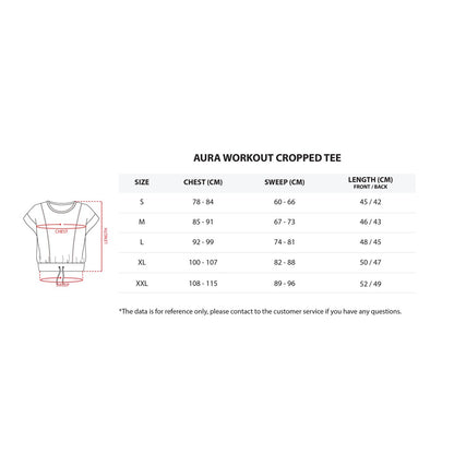 AVIVA Aura Women’s Cropped Workout Top (8079)