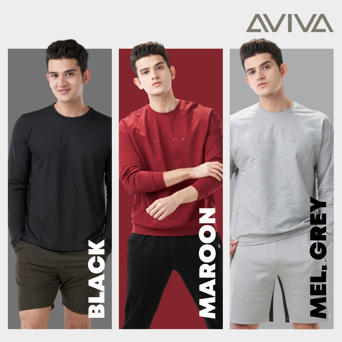 Aviva Liam Cotton Long Sleeve Round Neck Sweater (91-9022)