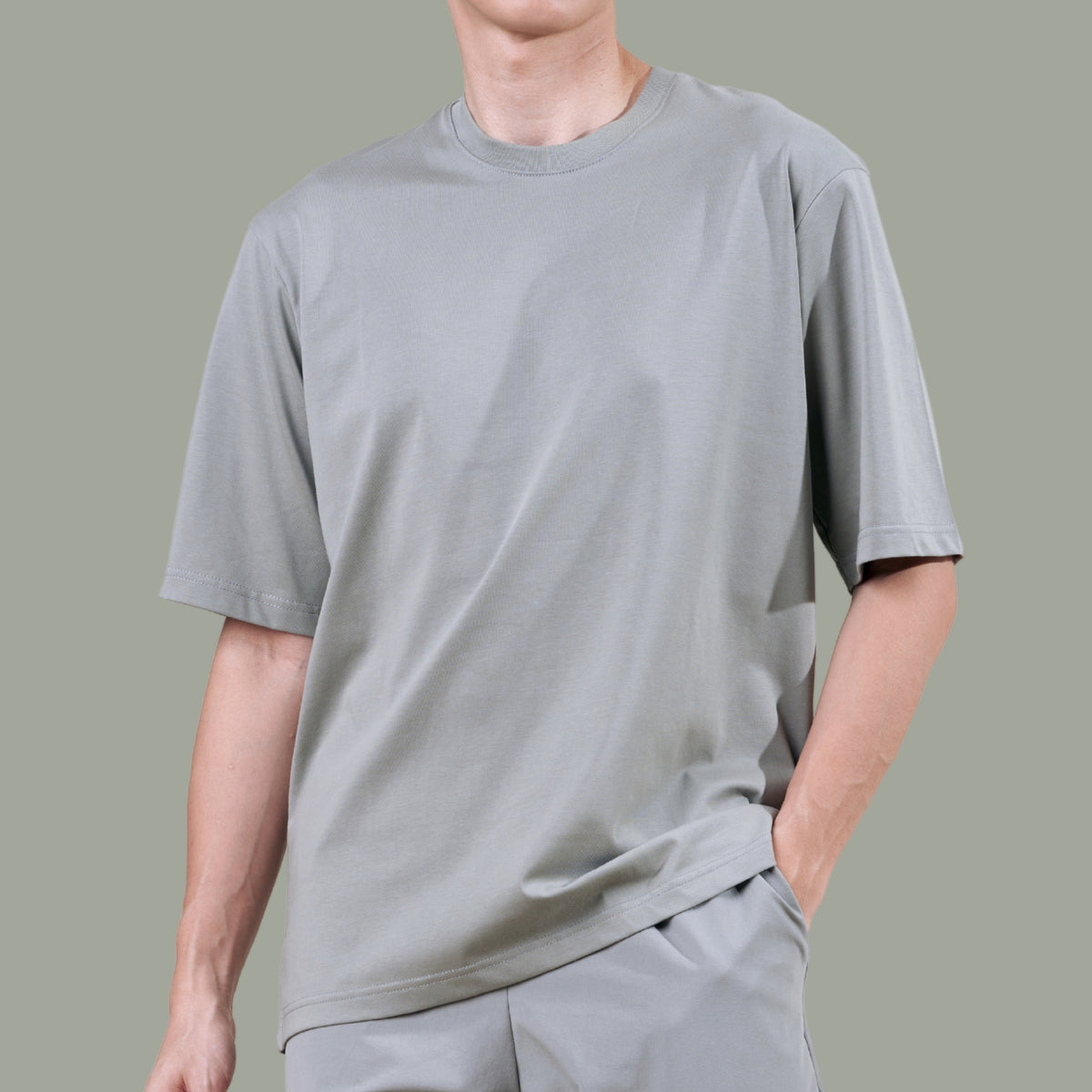 AVIVA A-LINE Lifestyle Cotton Elegance Men Oversize Tee (91-8085)