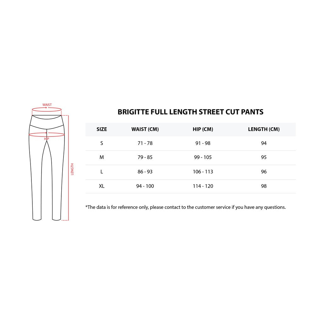 Aviva Brigitte Full Length Straight Cut Pants （86-0025）