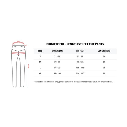 Aviva Brigitte Full Length Straight Cut Pants （86-0025）