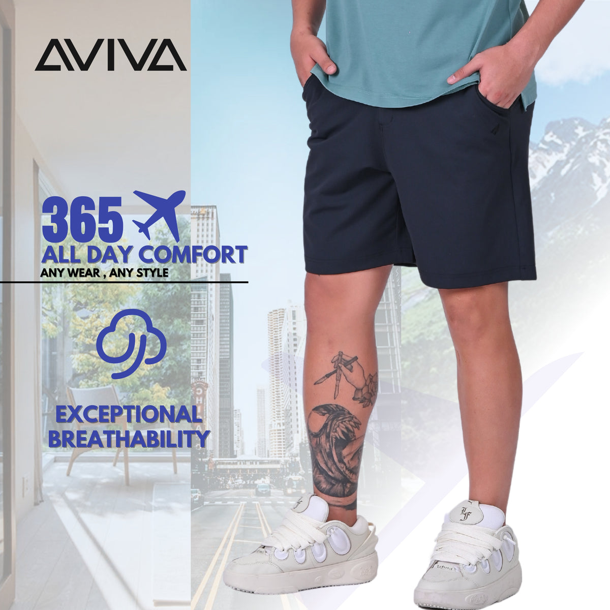 AVIVA 365 Men All Day Comfort Short (91-2027)