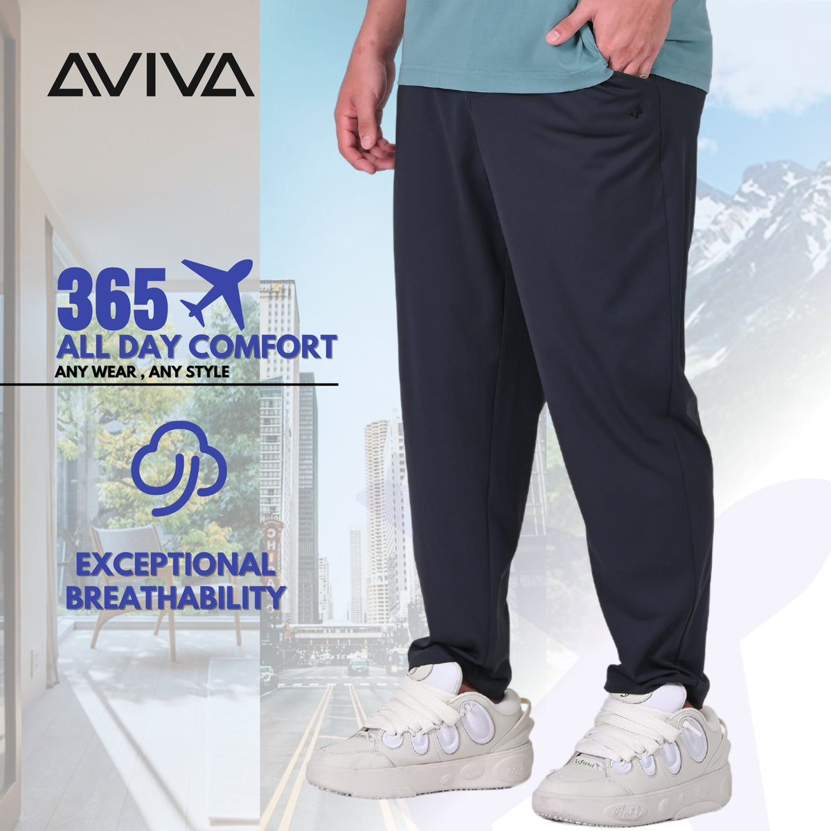 AVIVA 365 Men All Day Comfort Chino (91-4051)