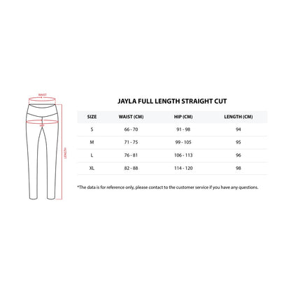 Aviva Jayla Full Length Straight Cut Women Long Pants (86-4076)