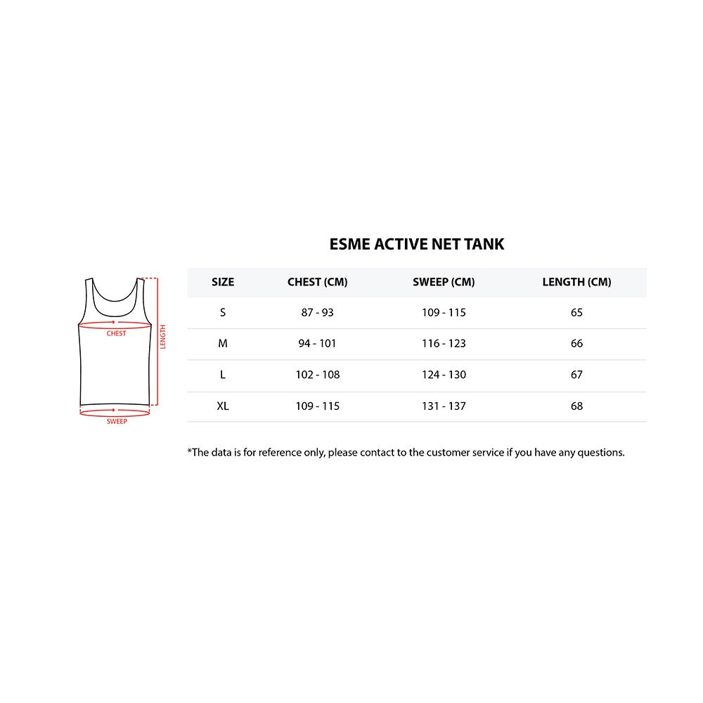 AVIVA Esme Active Mesh Women’s Antibacterial Sleeveless Sports Top (7108)