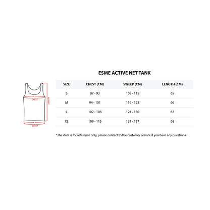 AVIVA Esme Active Mesh Women’s Antibacterial Sleeveless Sports Top (7108)