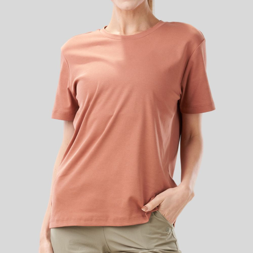 AVIVA Basic Round Neck Cotton T-shirts（ 81-8094 ）