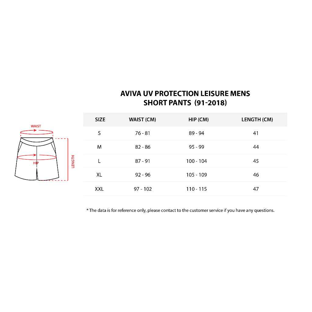 AVIVA UV Protection Leisure Men Short Pants (91-2018)