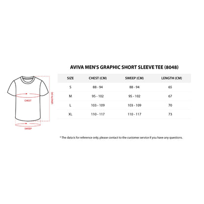 AVIVA Men's Graphic Short Sleeve Tee (91-8048)
