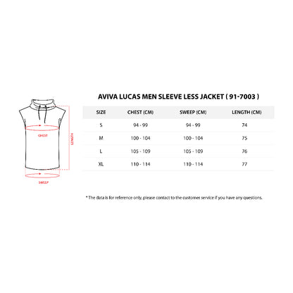 Aviva Lucas Men Sleeveless Jacket (91-7003)