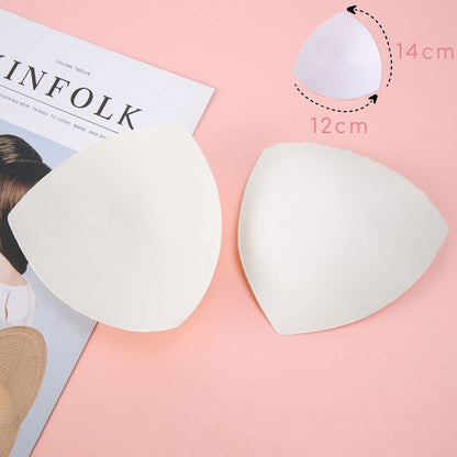AVIVA Removable Soft Sponge Triangle Round Cups Sports Bra Pad (1414)