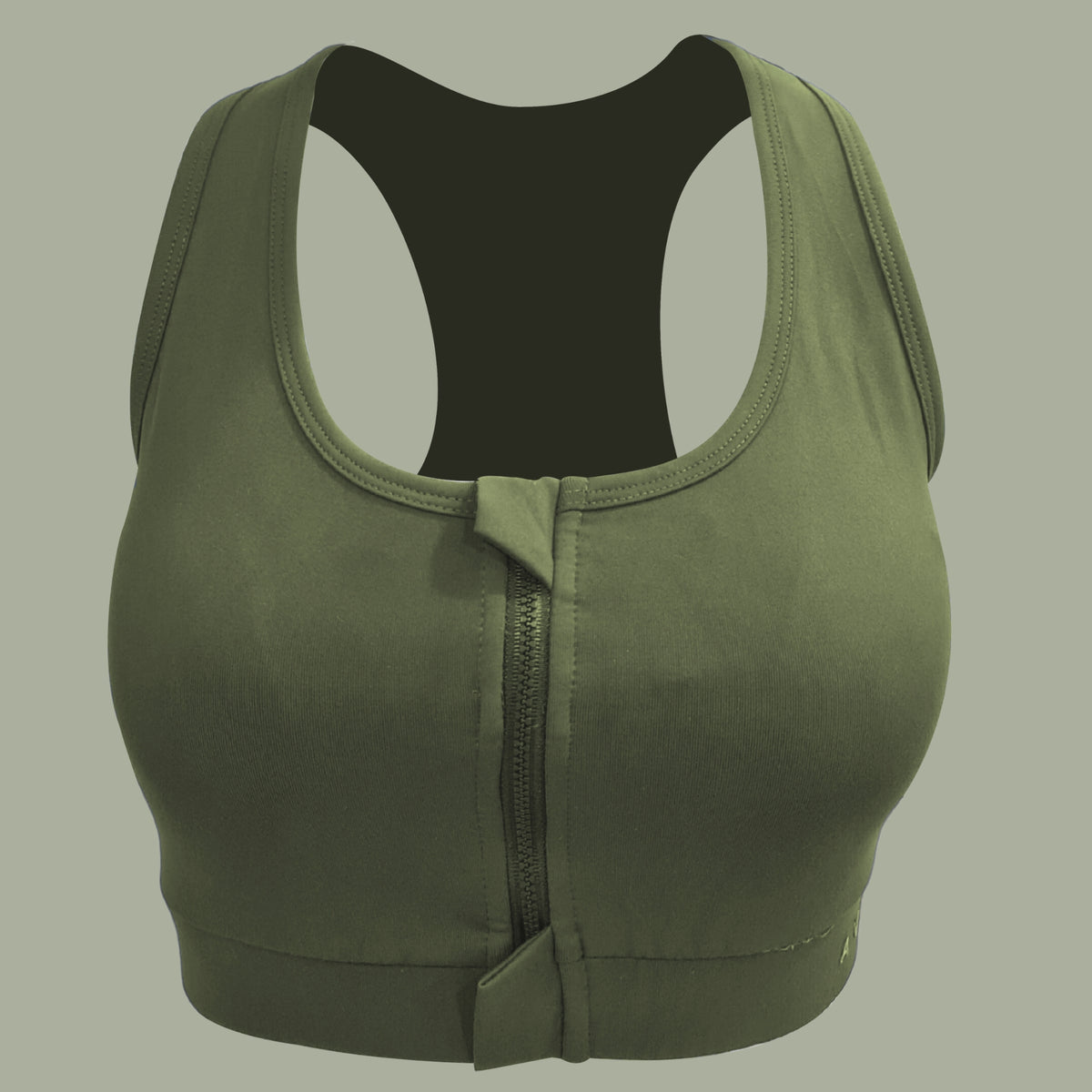 AVIVA Active Sport Zipper Sport Bra (81-6120)